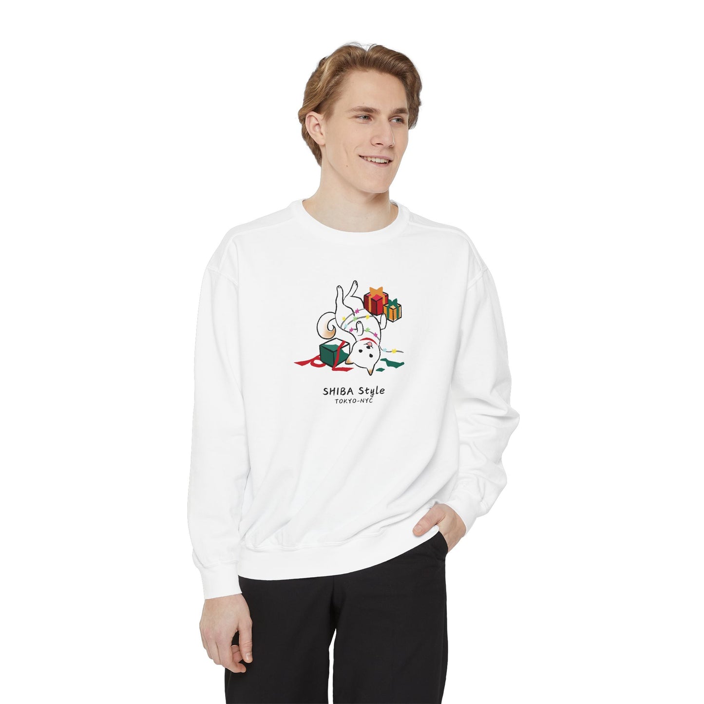 Sweatshirt (Holiday Edition Cream SHIBA )