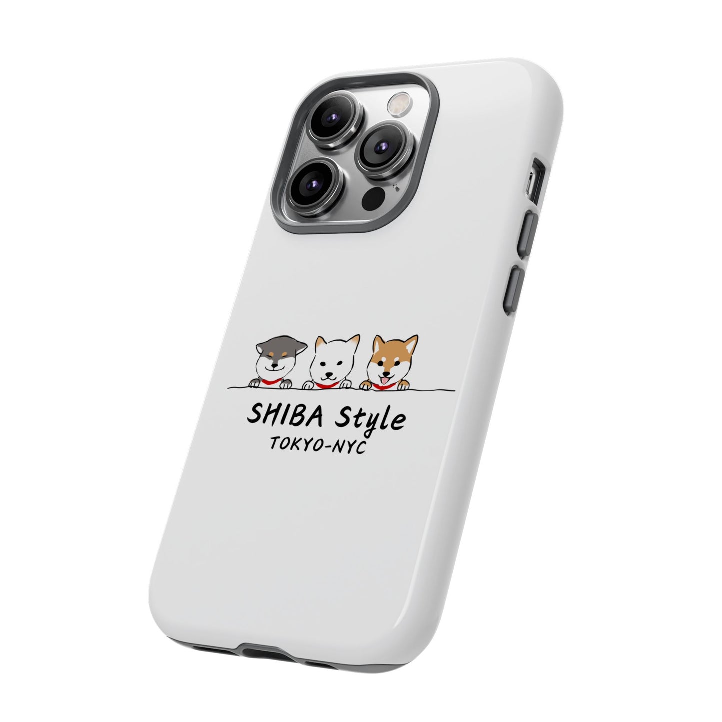 Shiba Shield Phone Cases (Tri-color shibas)