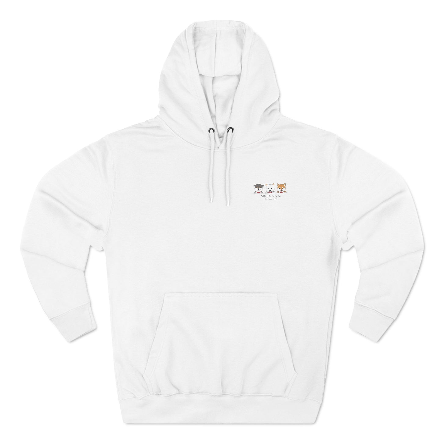 Fleece Hoodie (Tri-color shibas)