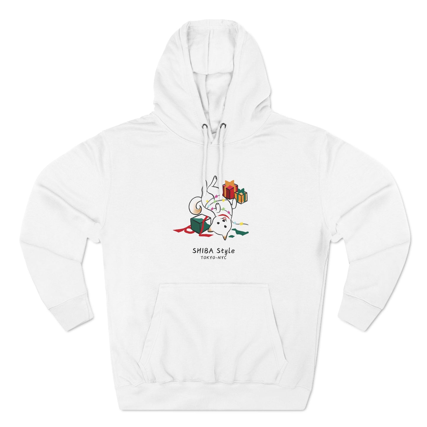 Fleece Hoodie (Holiday Edition Cream Shiba)