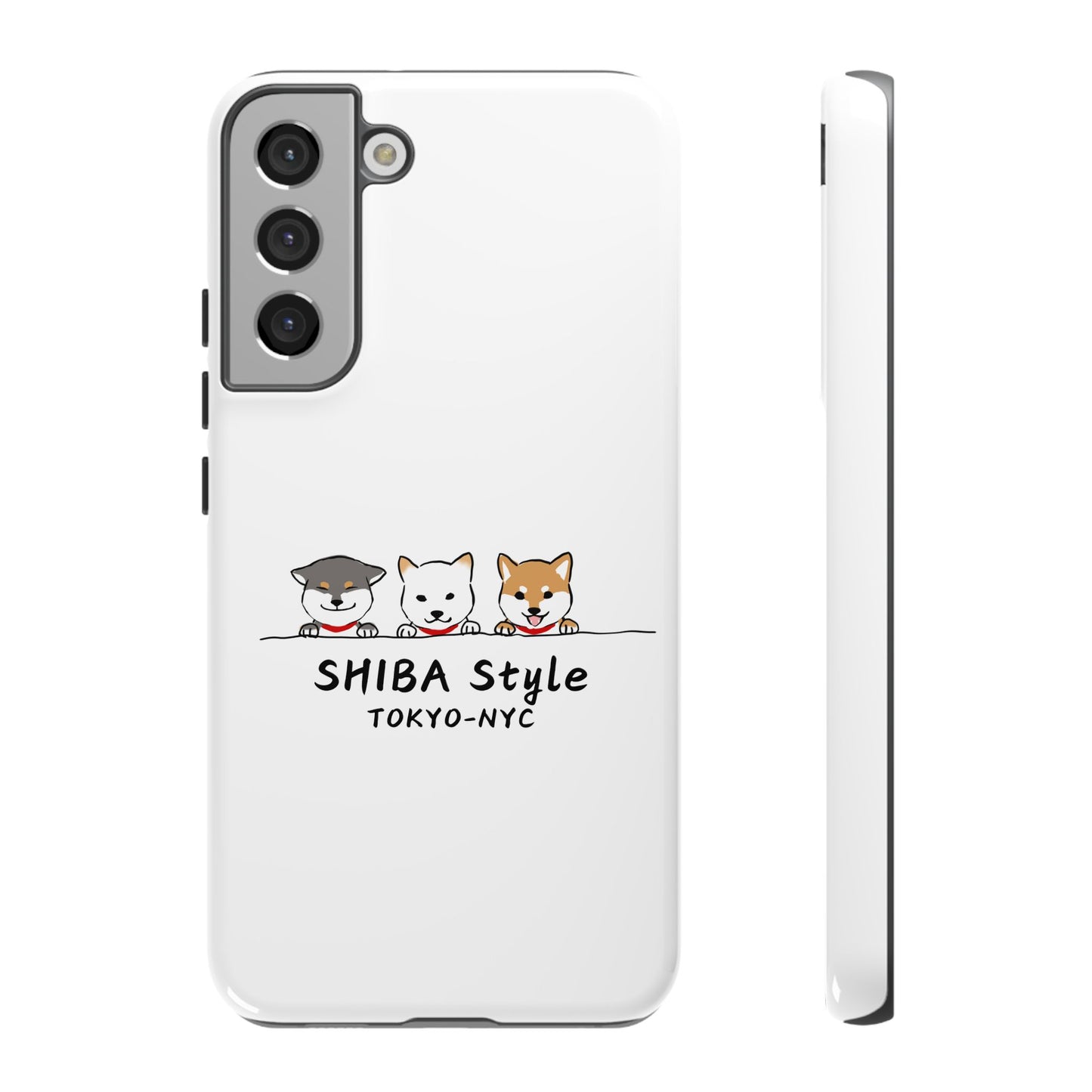 Shiba Shield Phone Cases (Tri-color shibas)