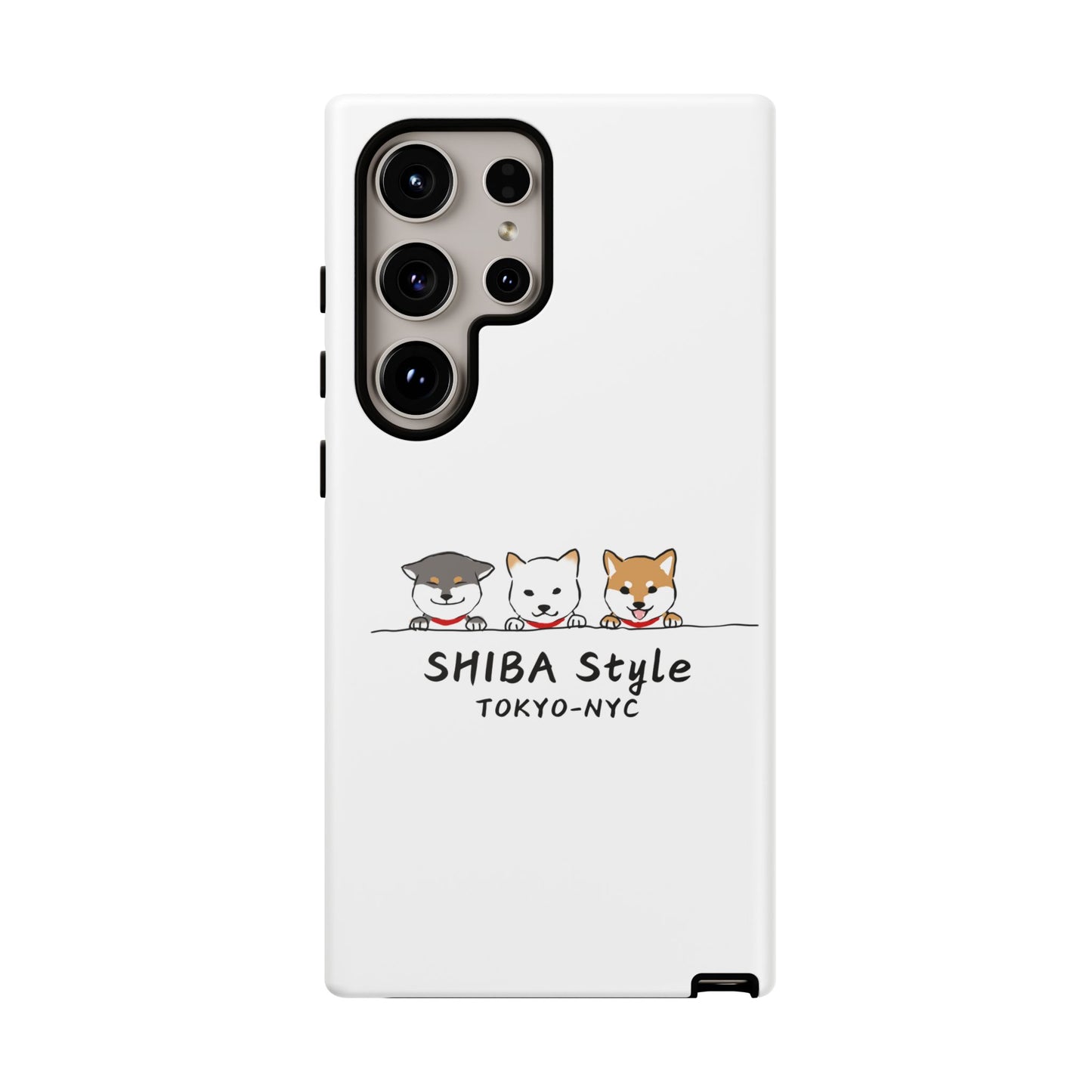 Shiba Shield Phone Cases (Tri-color shibas)