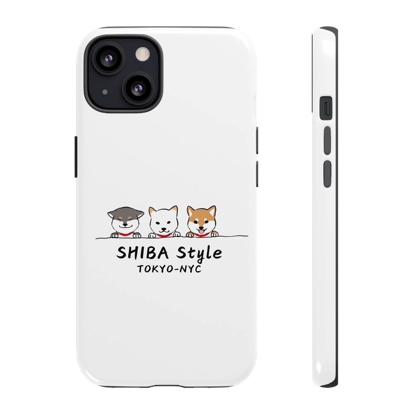 Shiba Shield Phone Cases (Tri-color shibas)