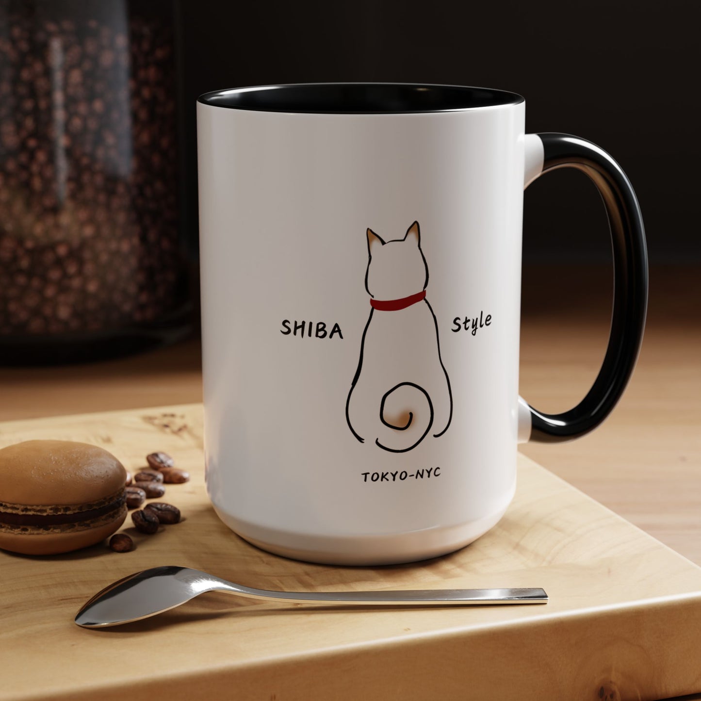 Mug ( CREAM SHIBA Style Logo)