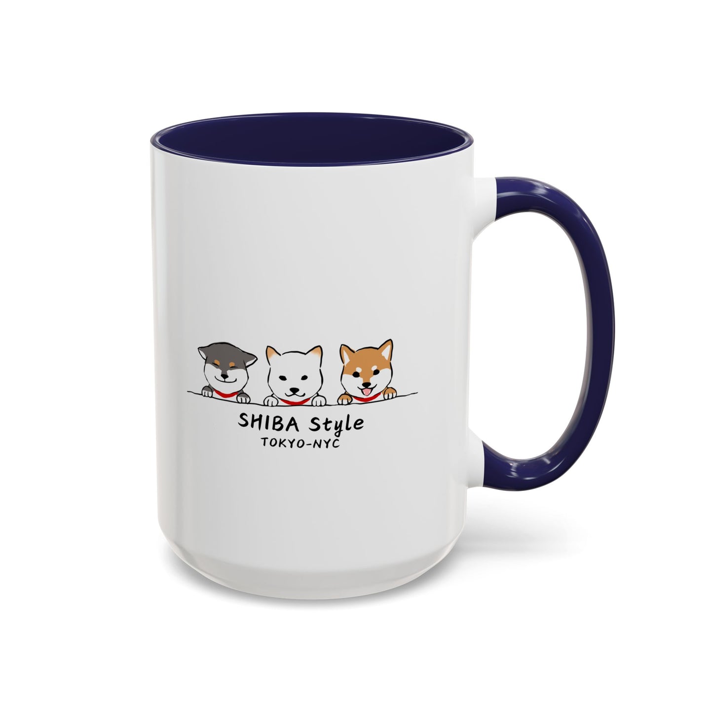 Mug (Tri-color shibas)