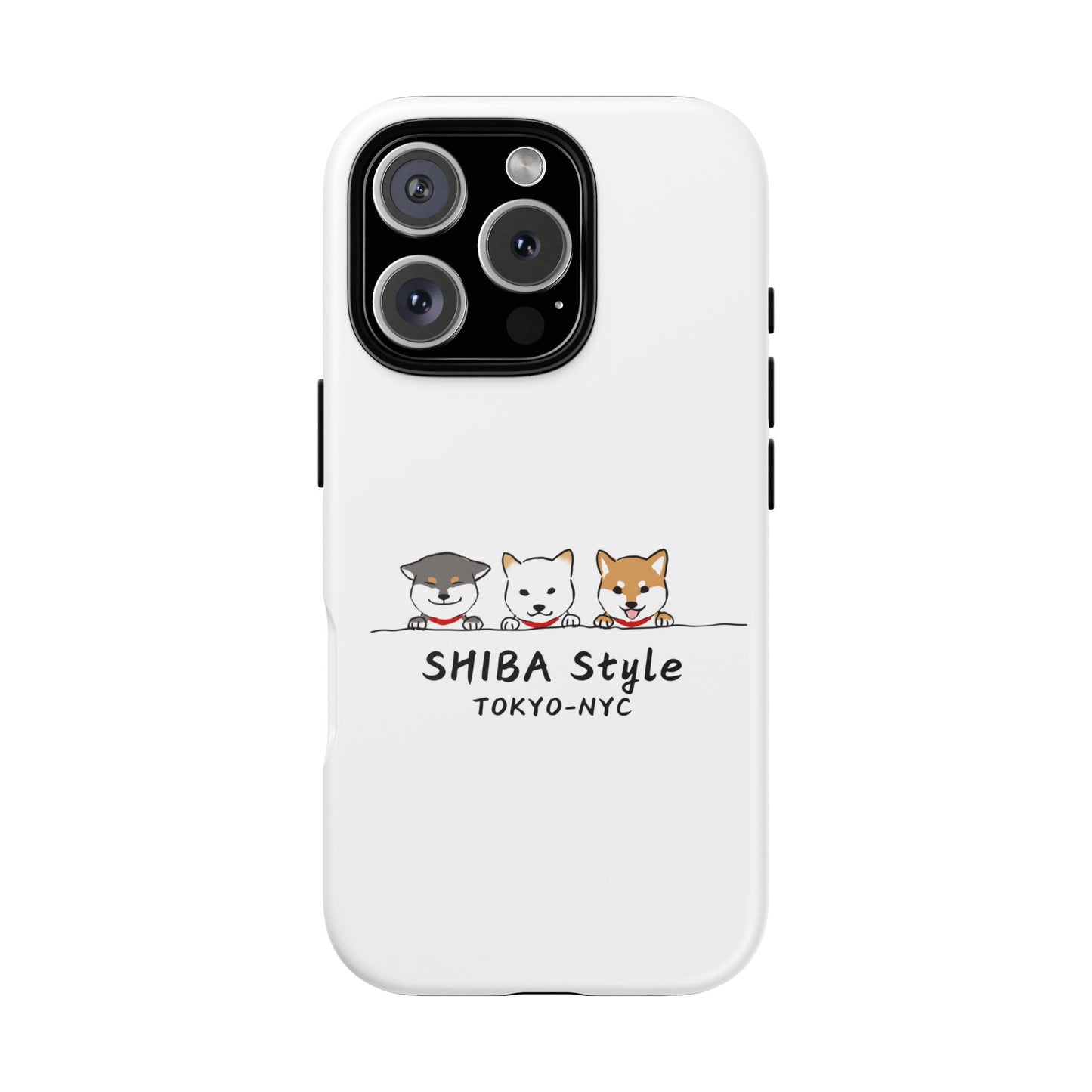 Shiba Shield Phone Cases (Tri-color shibas)