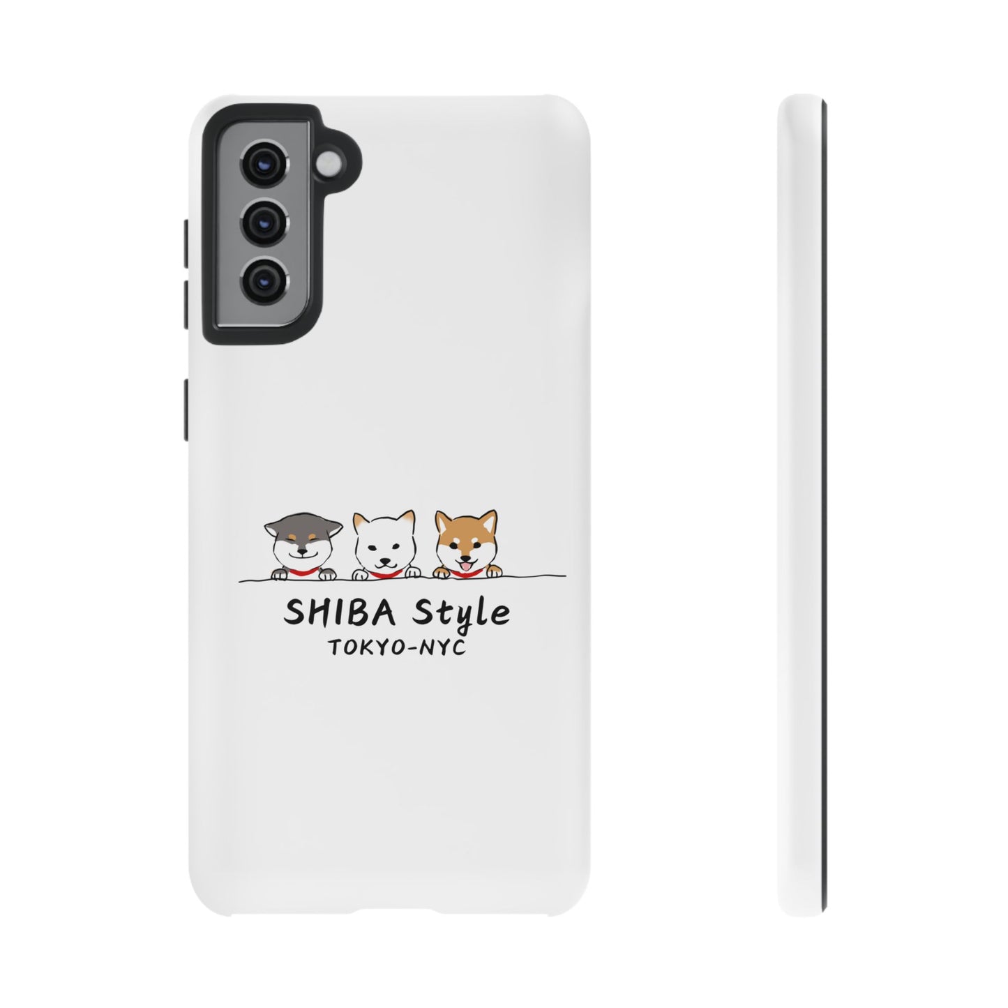 Shiba Shield Phone Cases (Tri-color shibas)