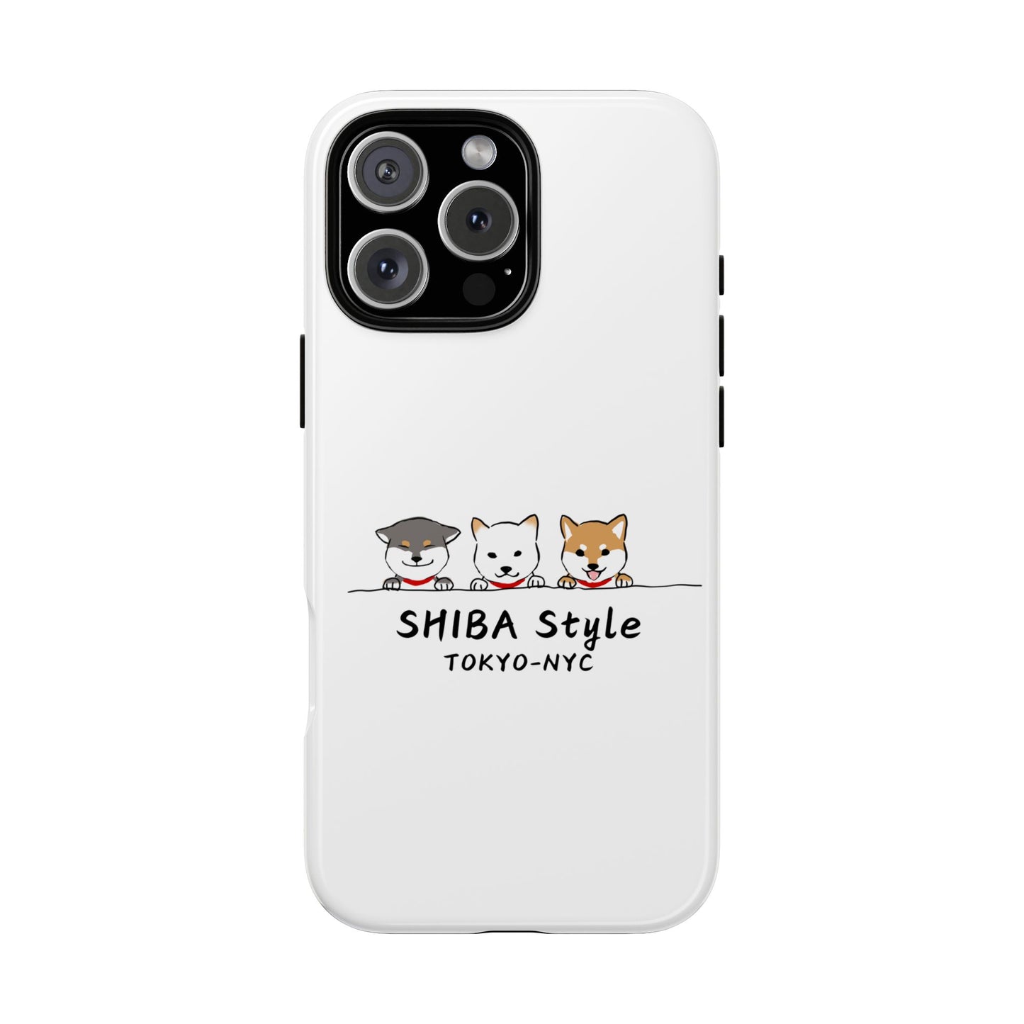 Shiba Shield Phone Cases (Tri-color shibas)