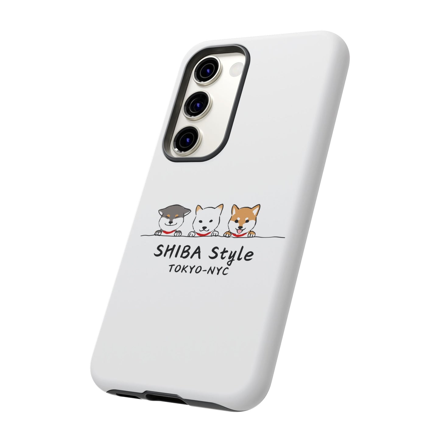 Shiba Shield Phone Cases (Tri-color shibas)