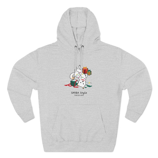 Fleece Hoodie (Holiday Edition Cream Shiba)