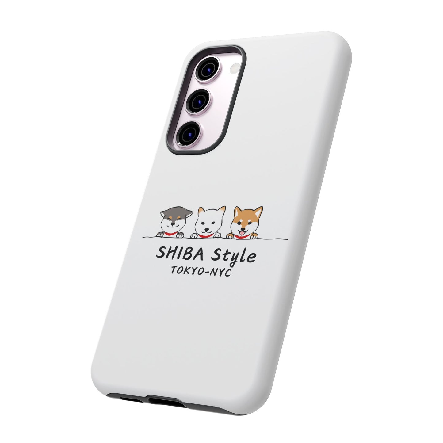 Shiba Shield Phone Cases (Tri-color shibas)