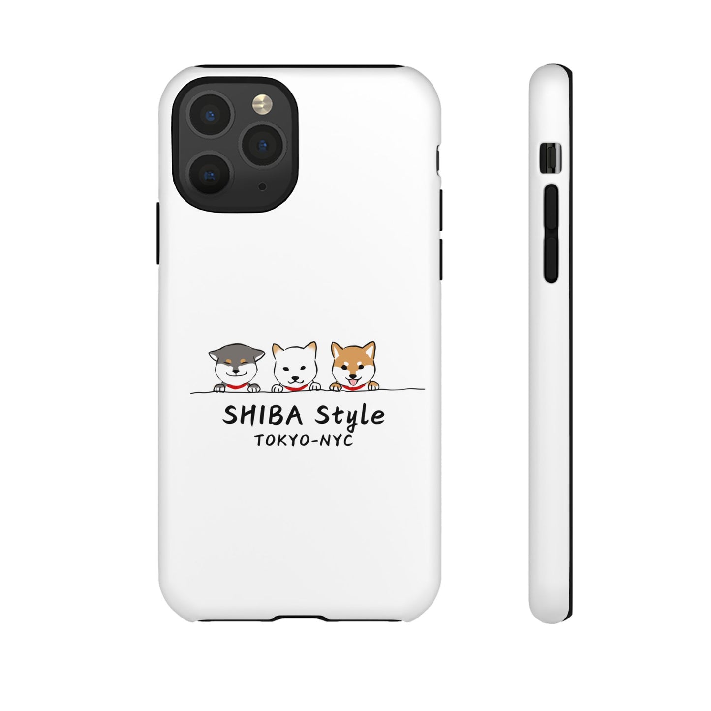 Shiba Shield Phone Cases (Tri-color shibas)