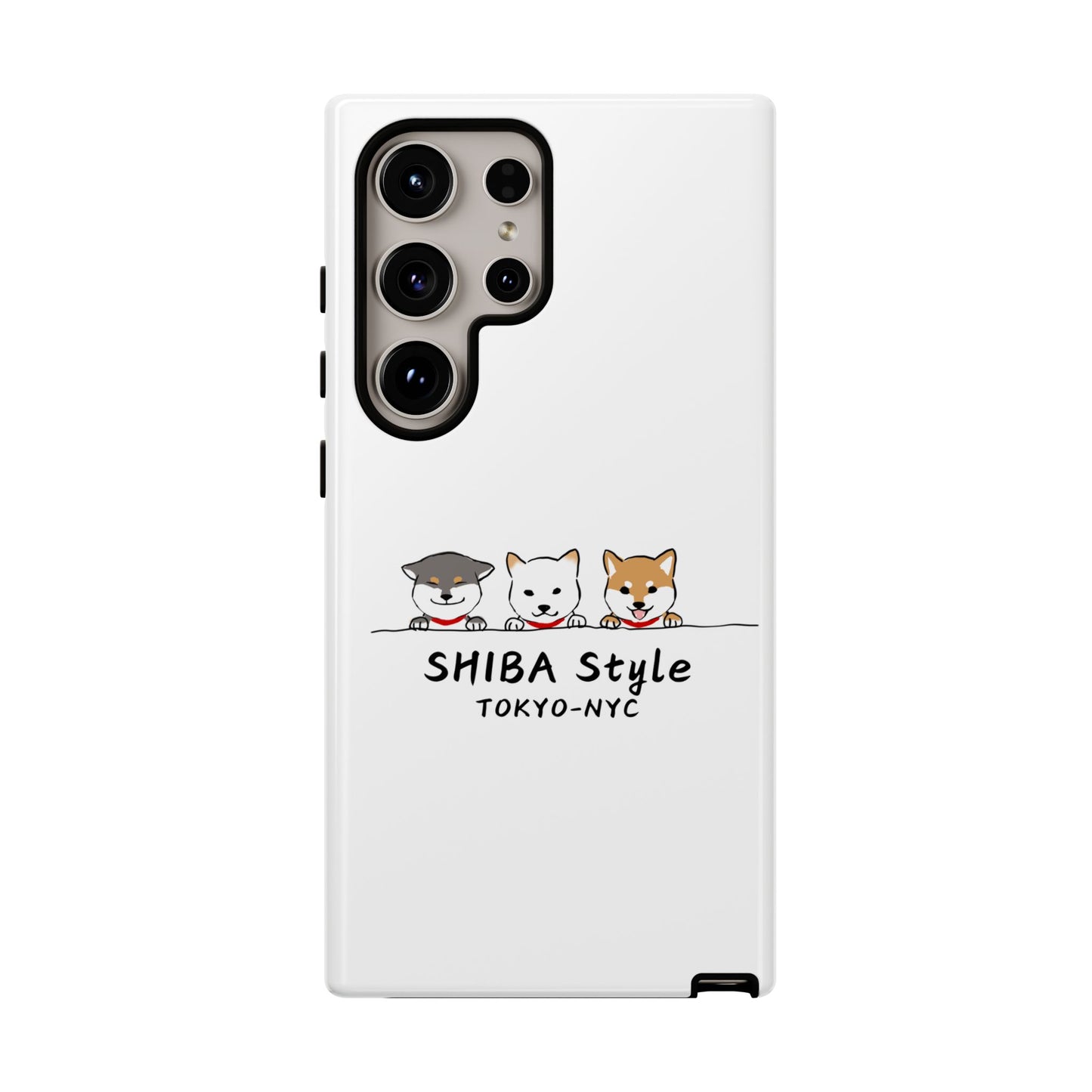 Shiba Shield Phone Cases (Tri-color shibas)