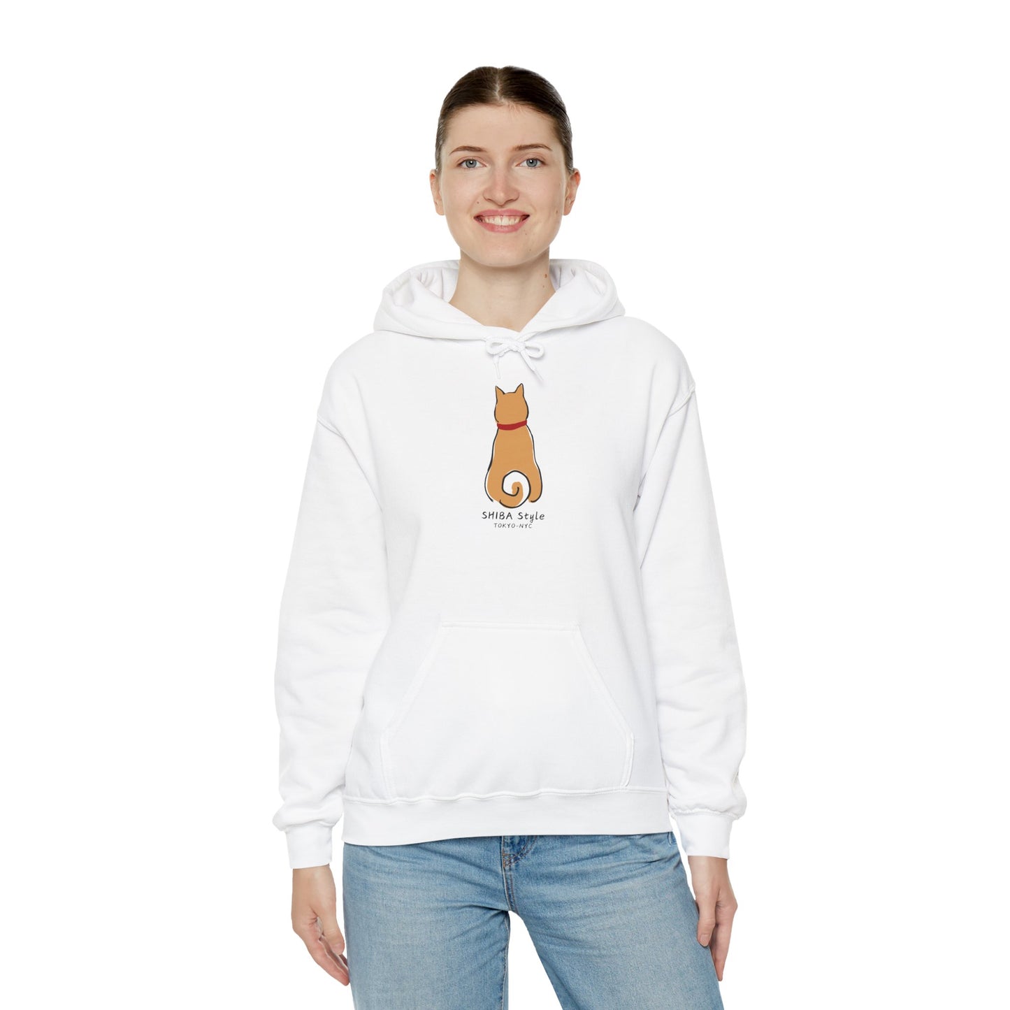 Shiba Style Unisex Hoodie – Cozy Sweatshirt for Dog Lovers