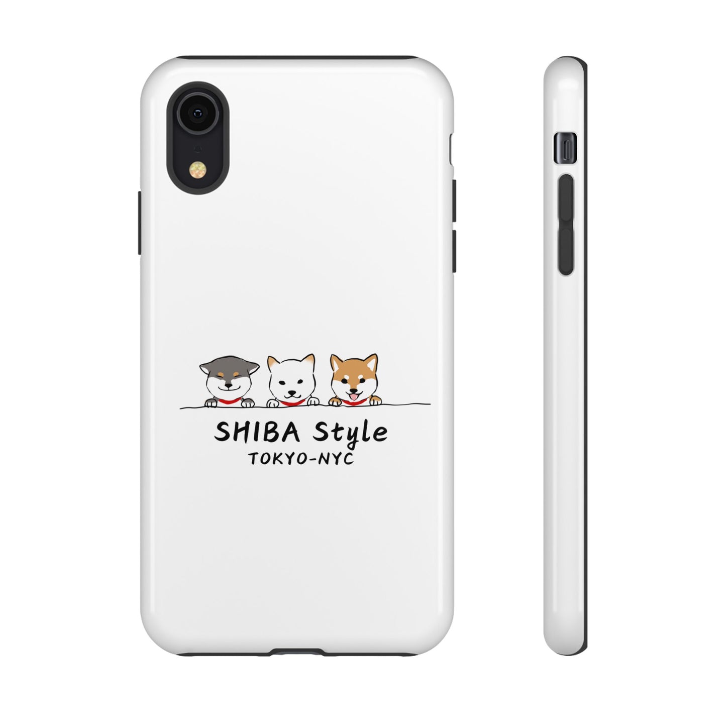 Shiba Shield Phone Cases (Tri-color shibas)