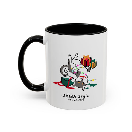 Coffee Mug (Holiday Edition Black SHIBA)