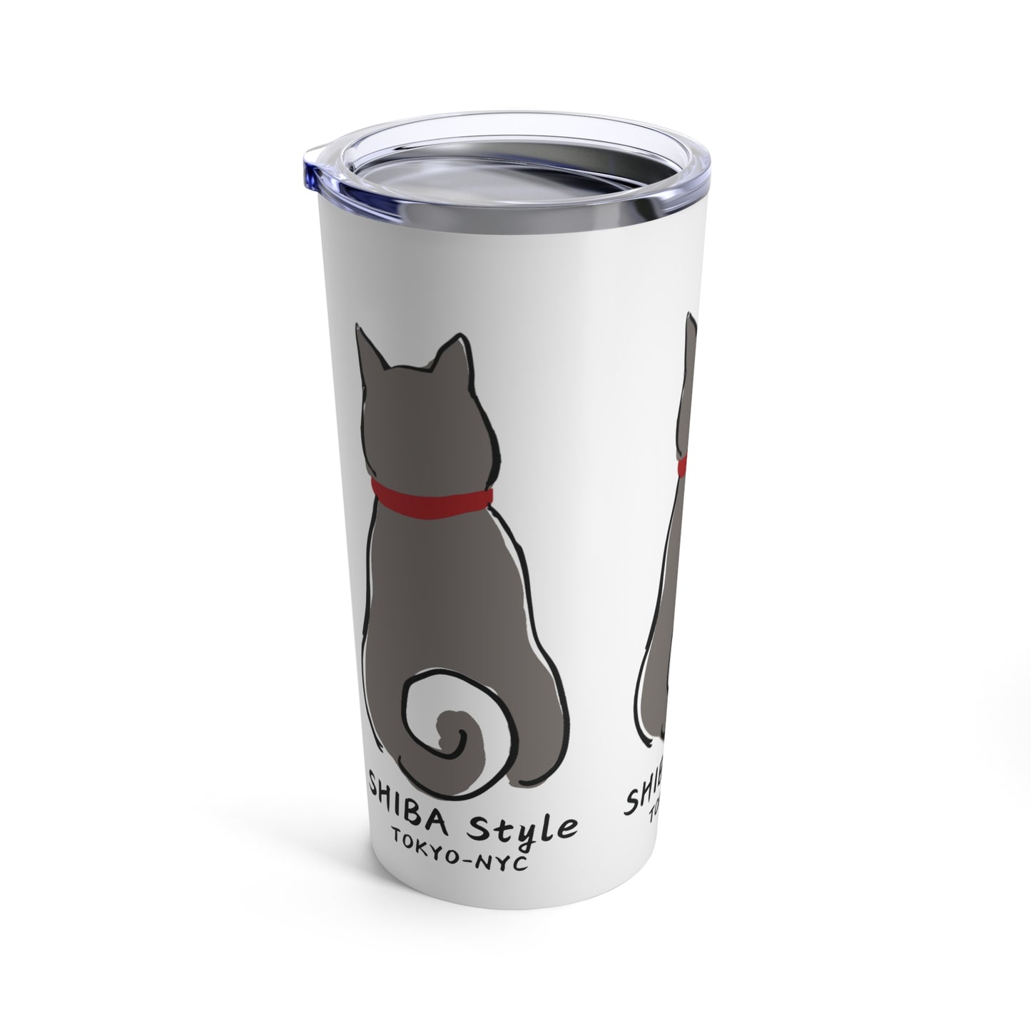 Tumbler 20oz (BLACK SHIBA Style Logo)