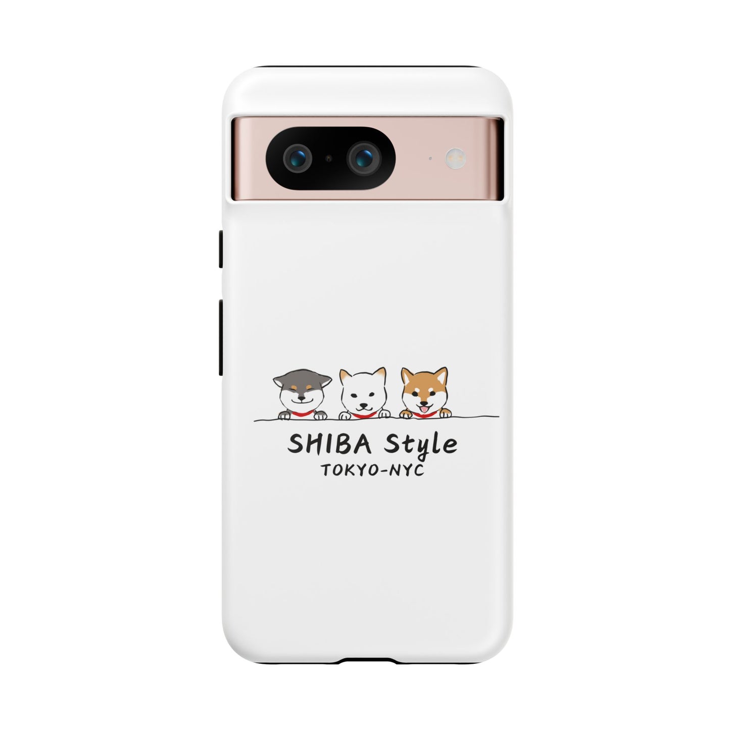 Shiba Shield Phone Cases (Tri-color shibas)