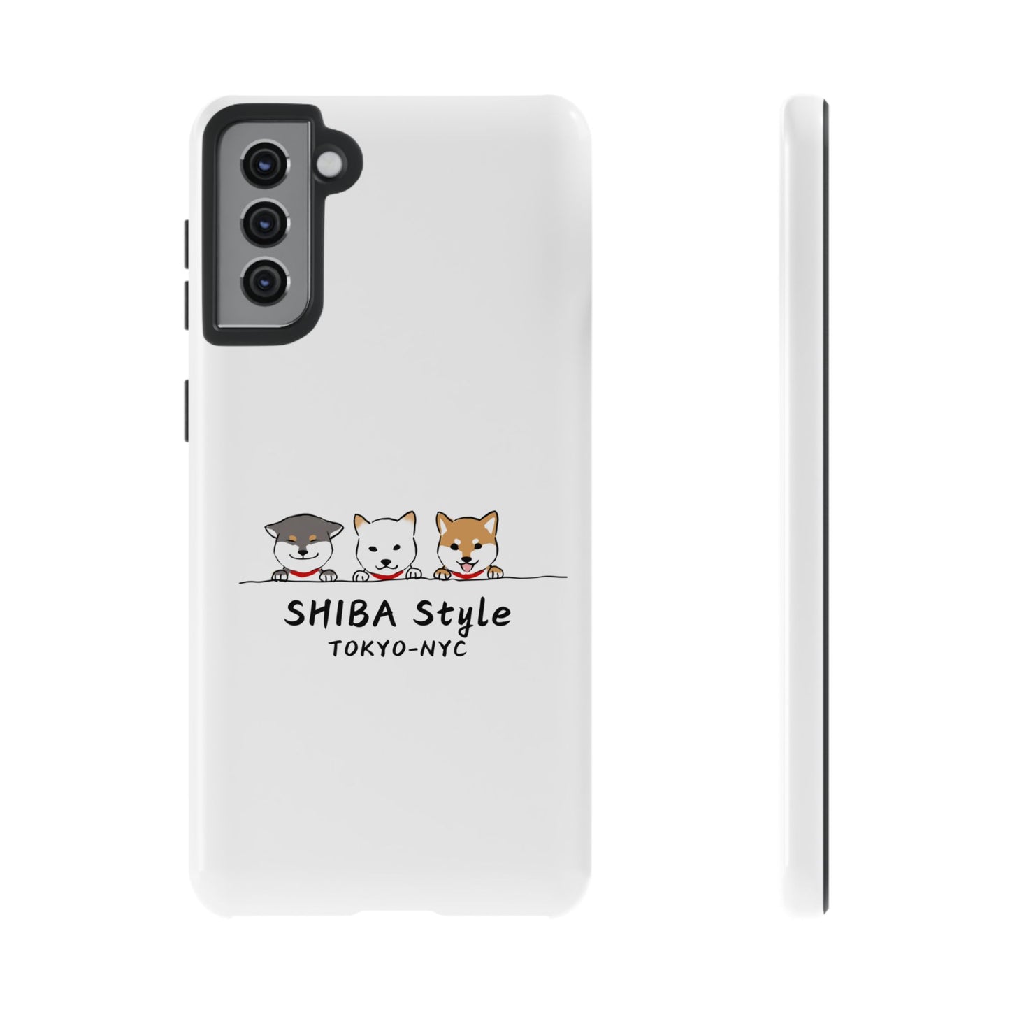 Shiba Shield Phone Cases (Tri-color shibas)