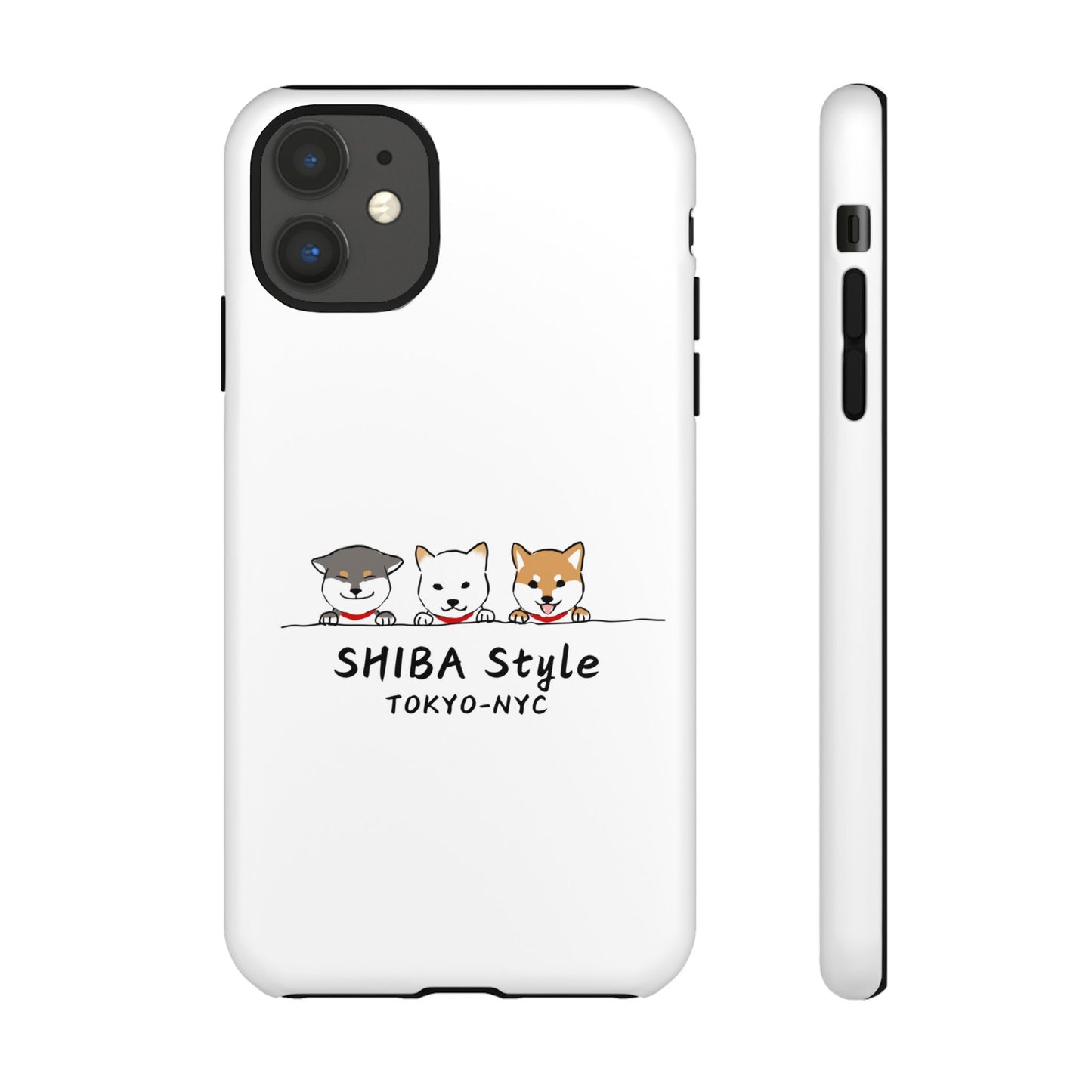 Shiba Shield Phone Cases (Tri-color shibas)