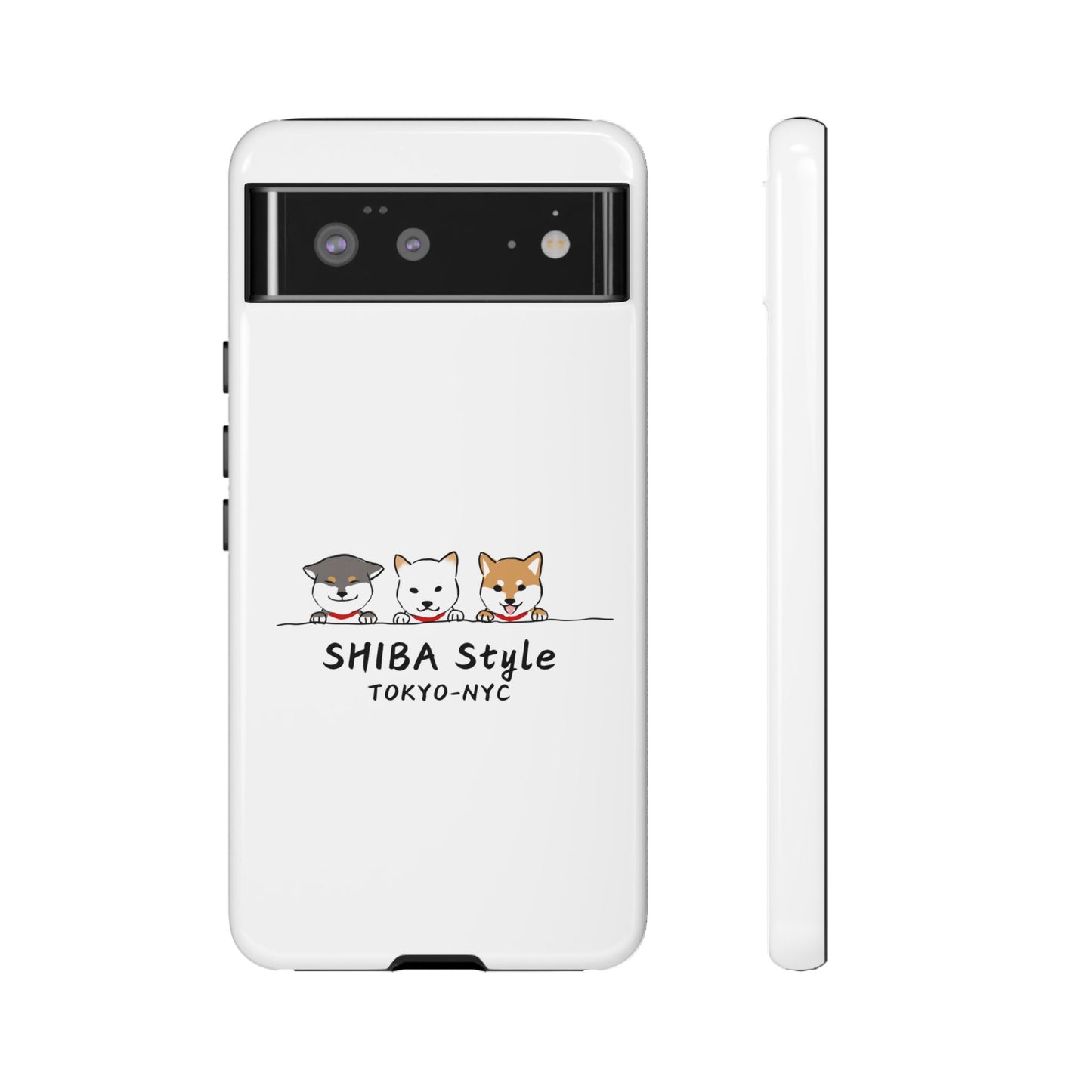 Shiba Shield Phone Cases (Tri-color shibas)