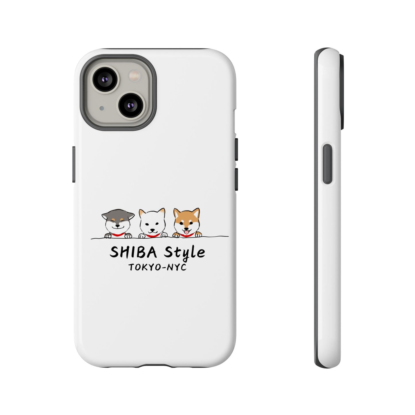 Shiba Shield Phone Cases (Tri-color shibas)