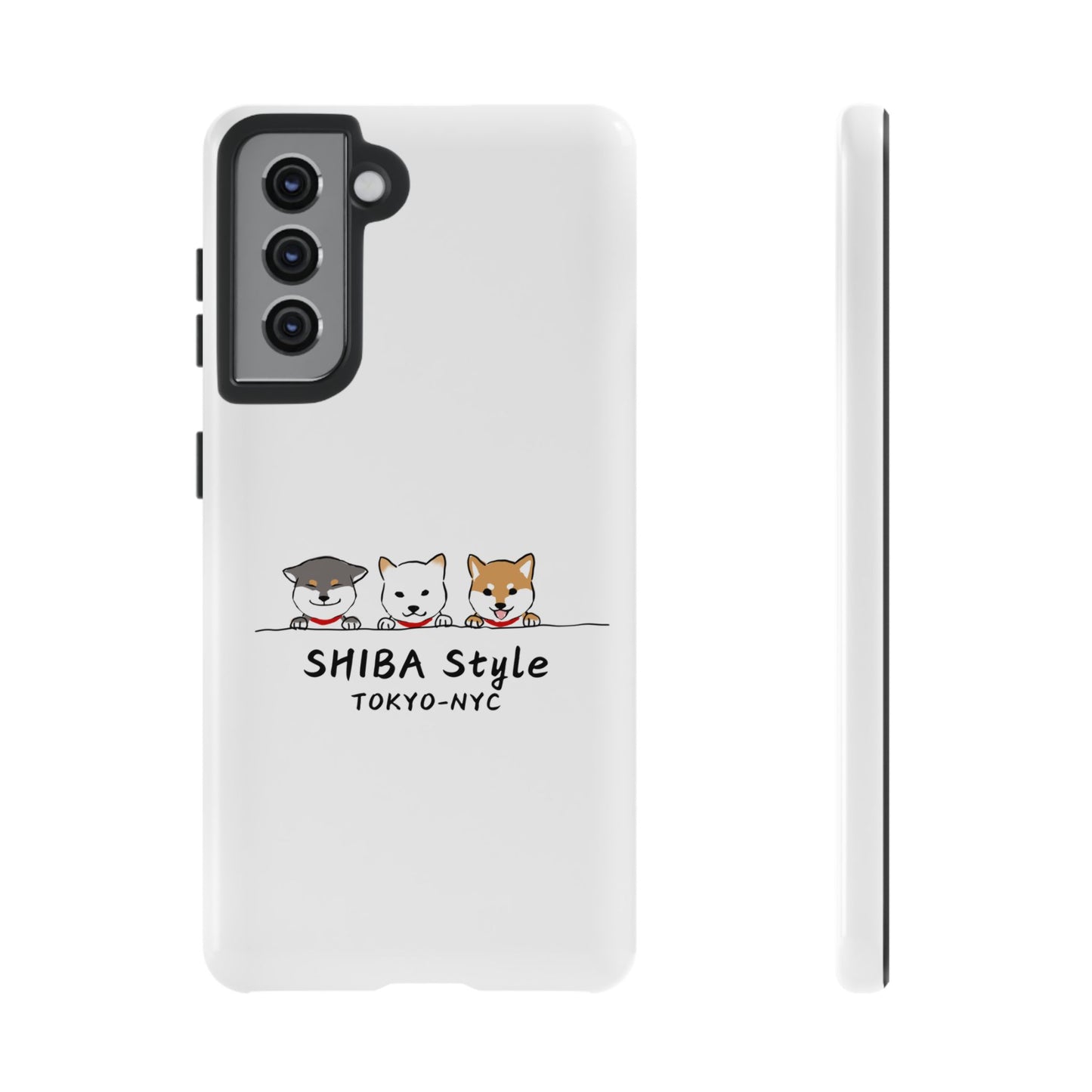 Shiba Shield Phone Cases (Tri-color shibas)