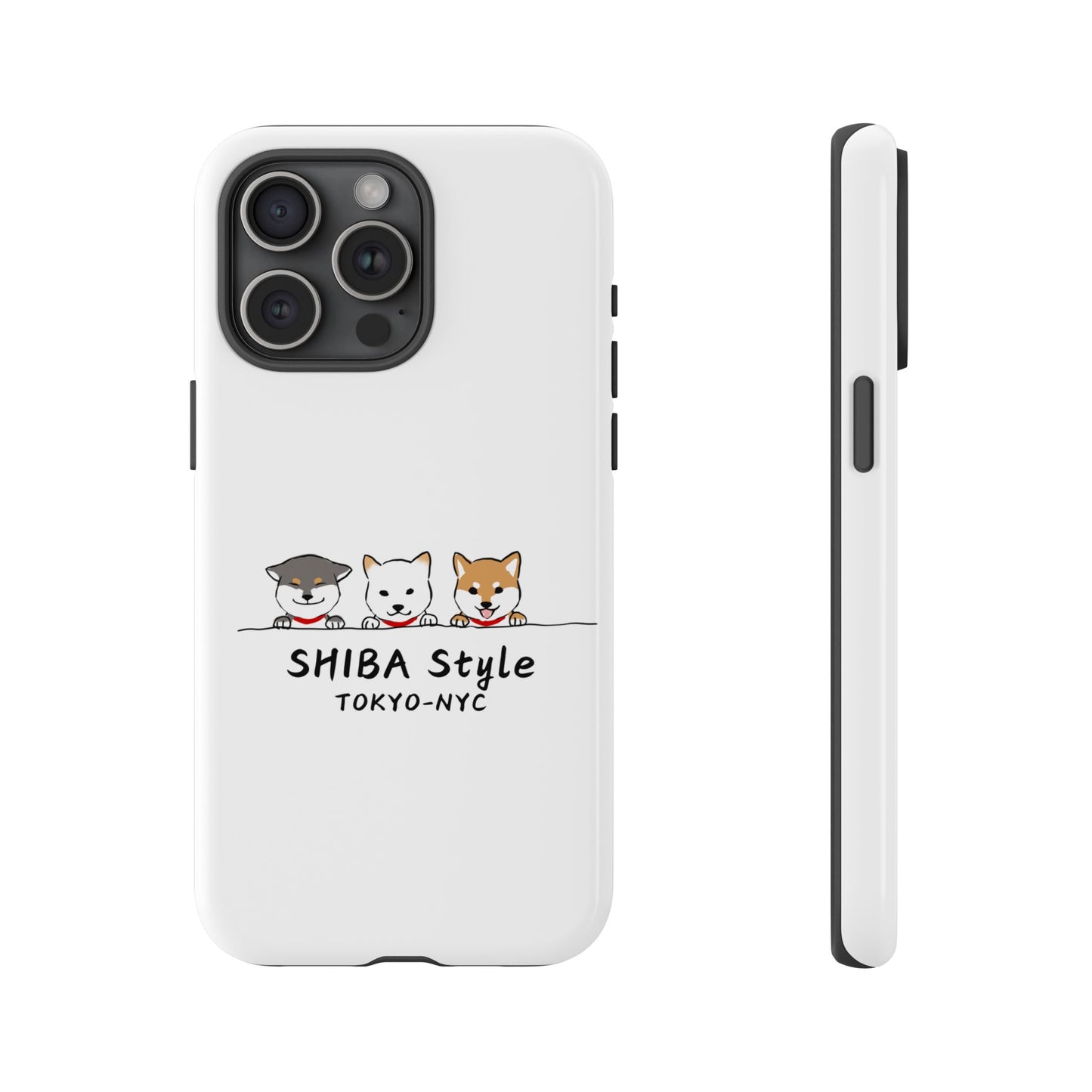 Shiba Shield Phone Cases (Tri-color shibas)