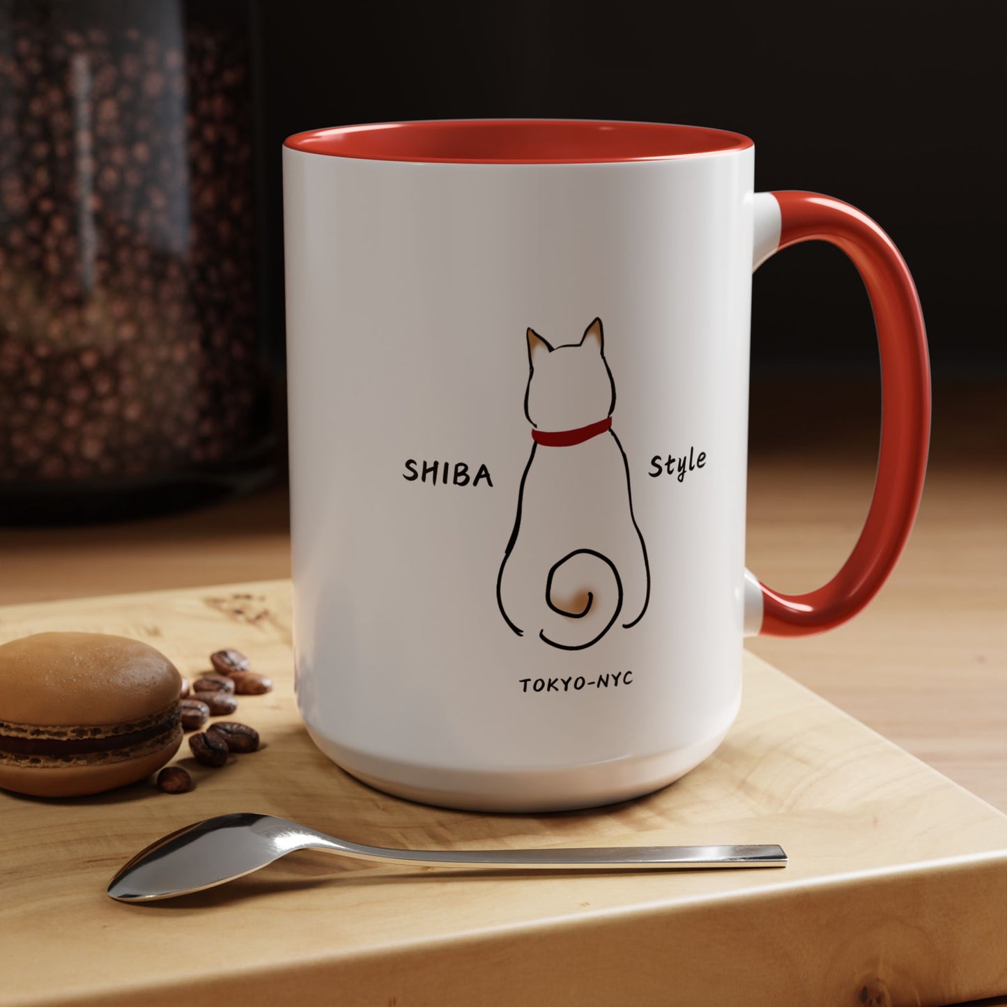 Mug ( CREAM SHIBA Style Logo)