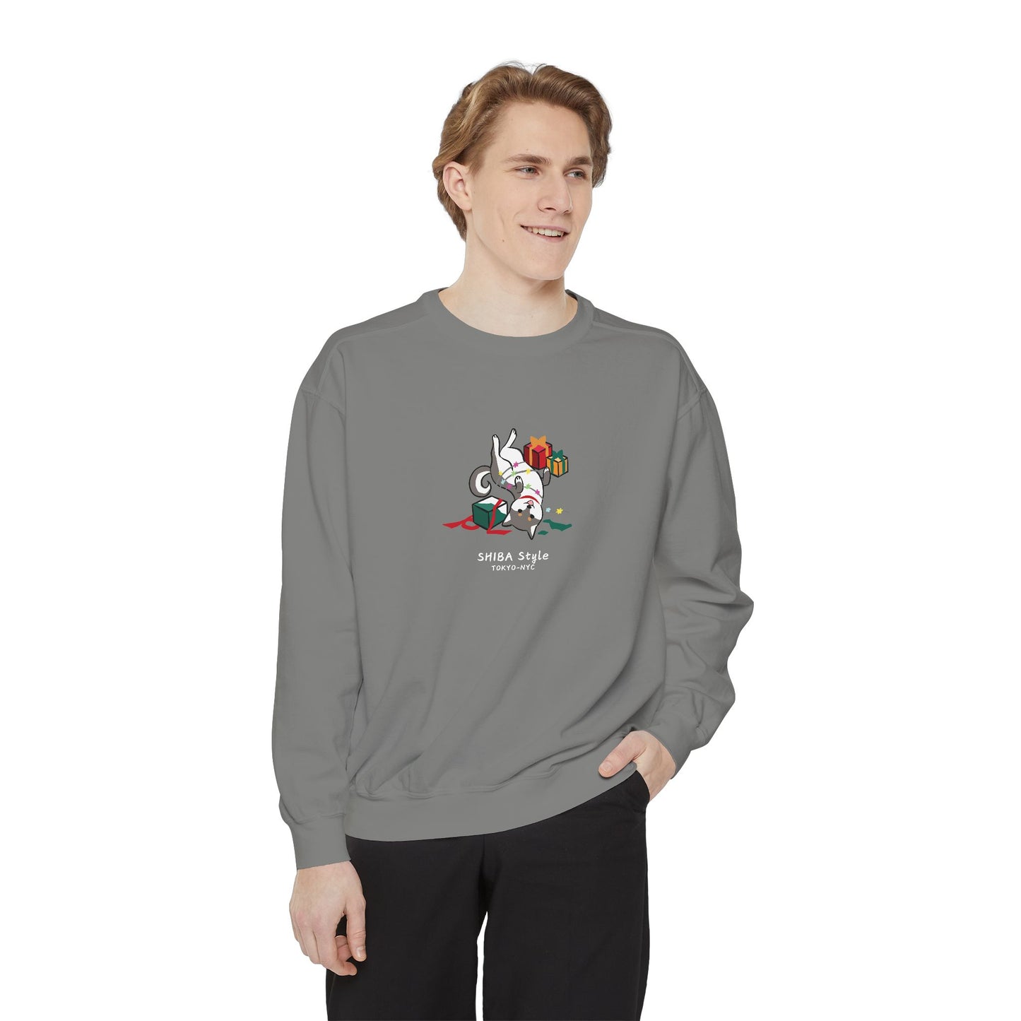 Sweatshirt (Holiday Edition Black SHIBA )