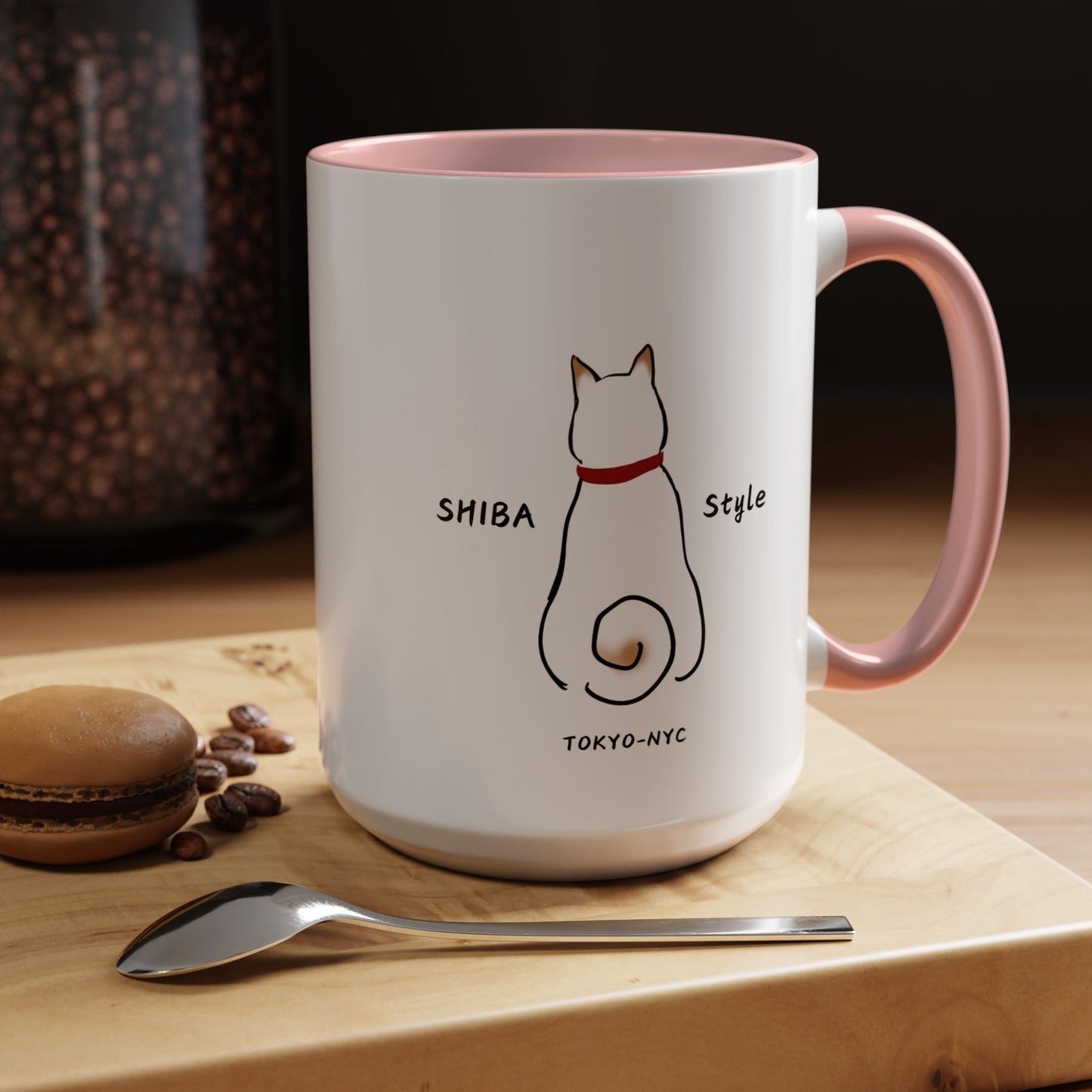 Mug ( CREAM SHIBA Style Logo)