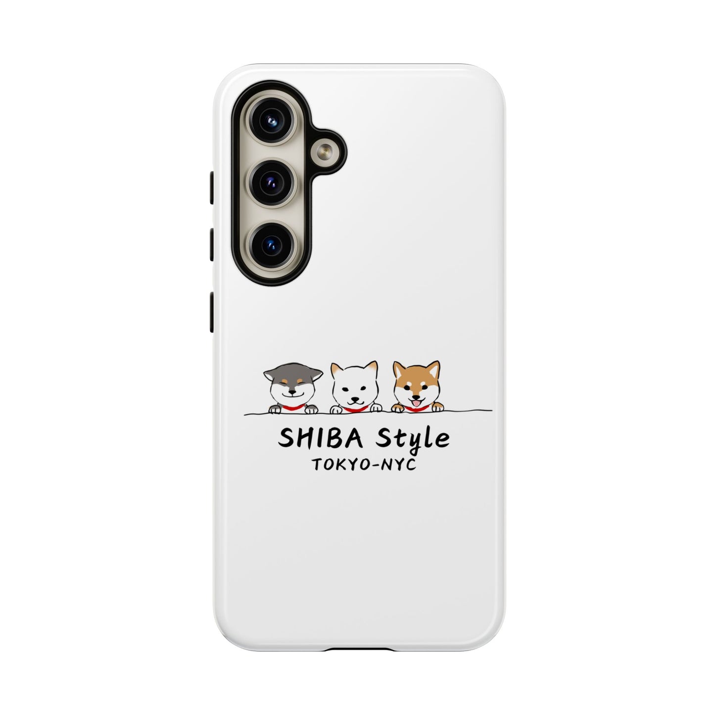 Shiba Shield Phone Cases (Tri-color shibas)