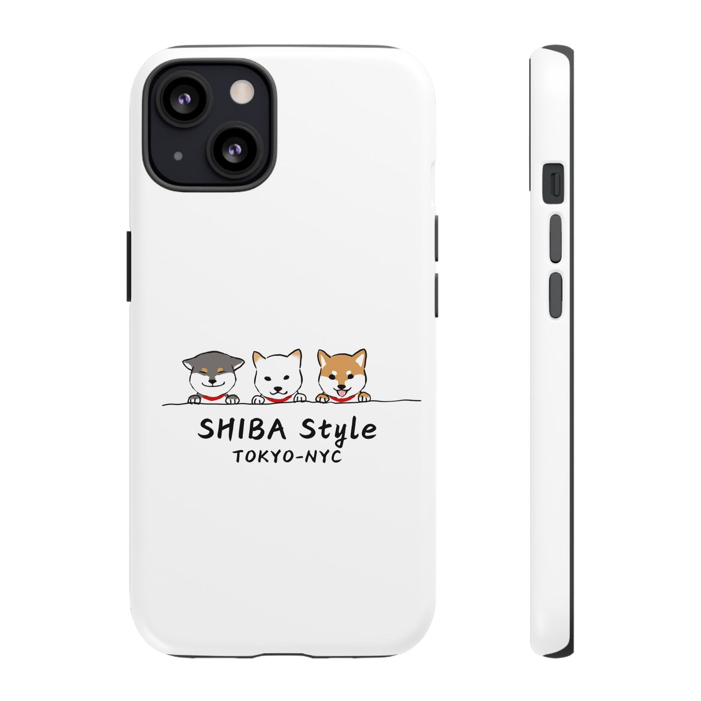 Shiba Shield Phone Cases (Tri-color shibas)