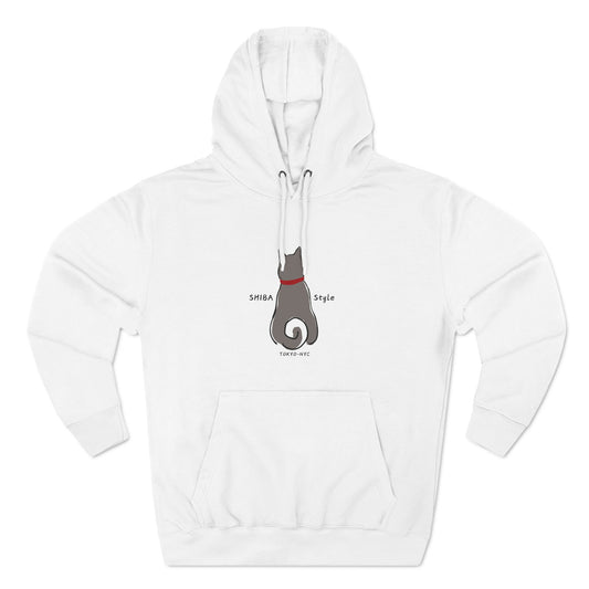 Fleece Hoodie (BLACK SHIBA Style logo)