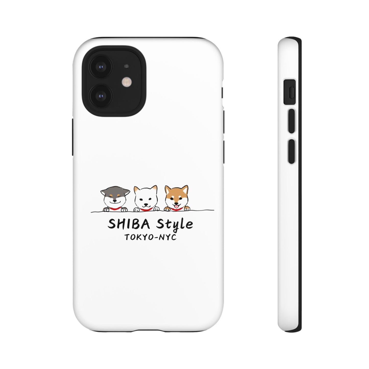 Shiba Shield Phone Cases (Tri-color shibas)