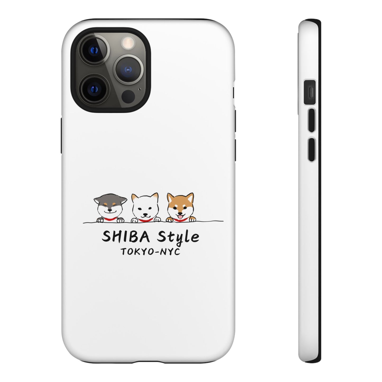 Shiba Shield Phone Cases (Tri-color shibas)