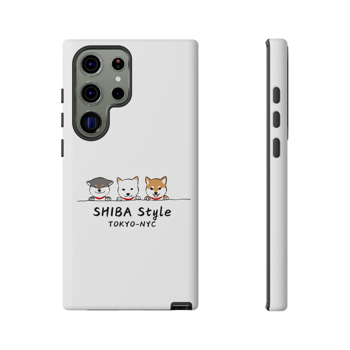 Shiba Shield Phone Cases (Tri-color shibas)