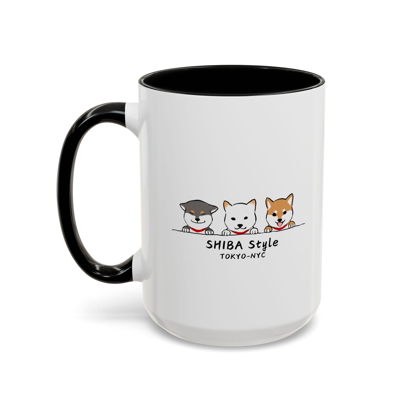 Mug (Tri-color shibas)