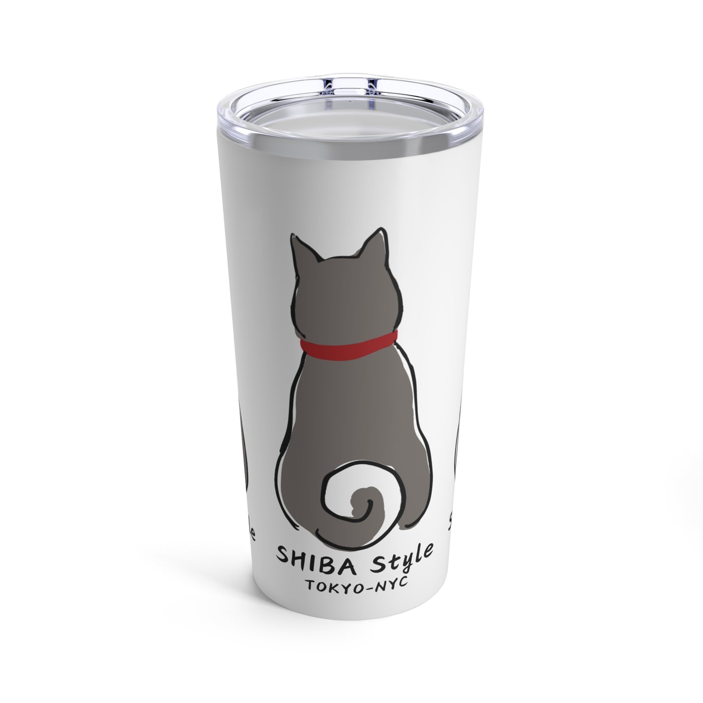 Tumbler 20oz (BLACK SHIBA Style Logo)