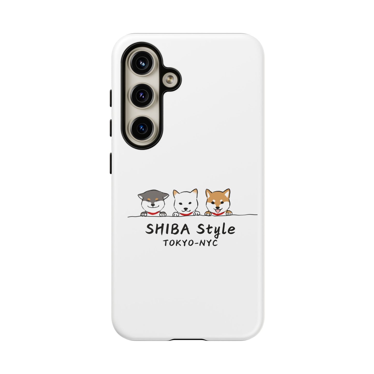 Shiba Shield Phone Cases (Tri-color shibas)