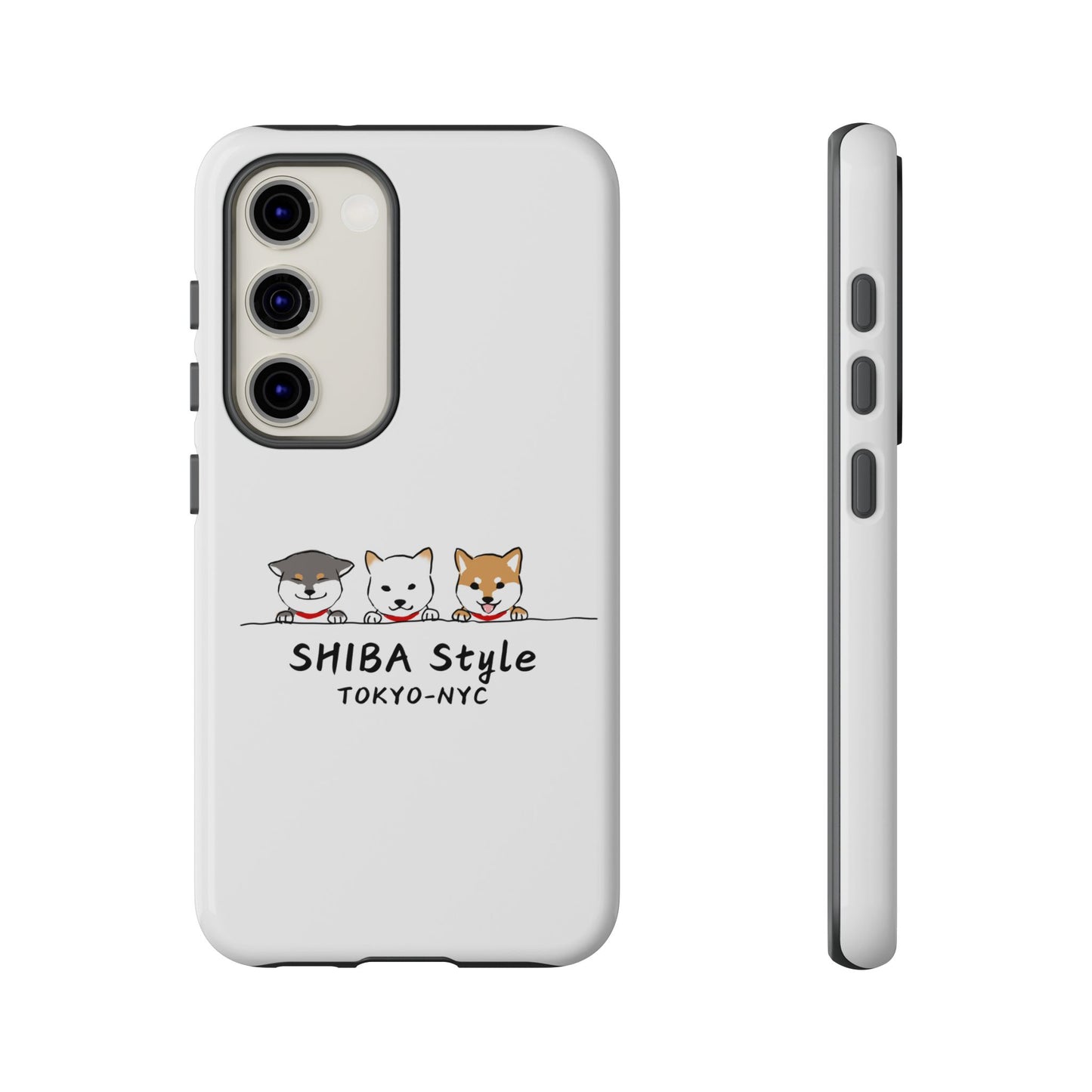 Shiba Shield Phone Cases (Tri-color shibas)