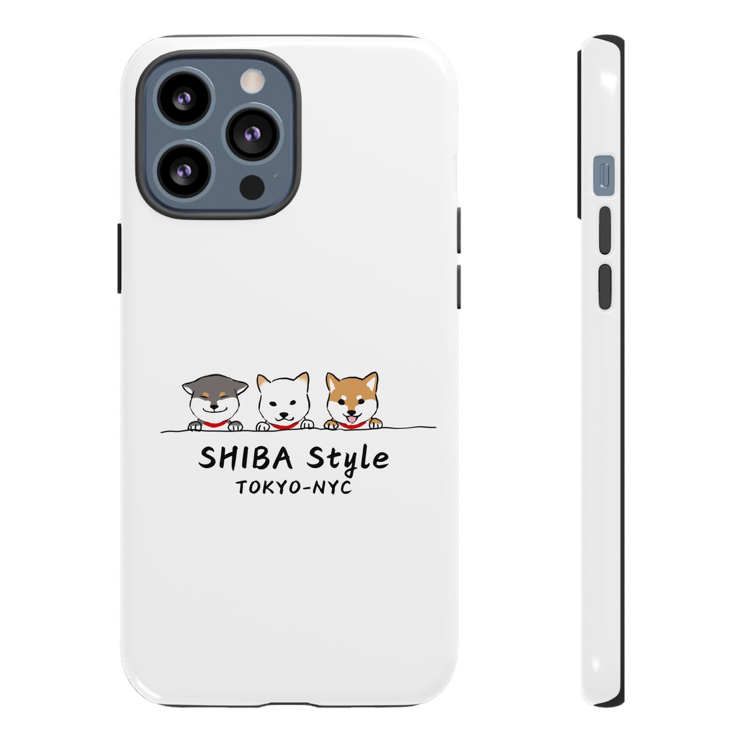 Shiba Shield Phone Cases (Tri-color shibas)