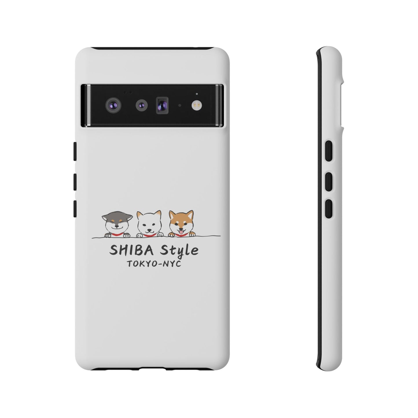 Shiba Shield Phone Cases (Tri-color shibas)