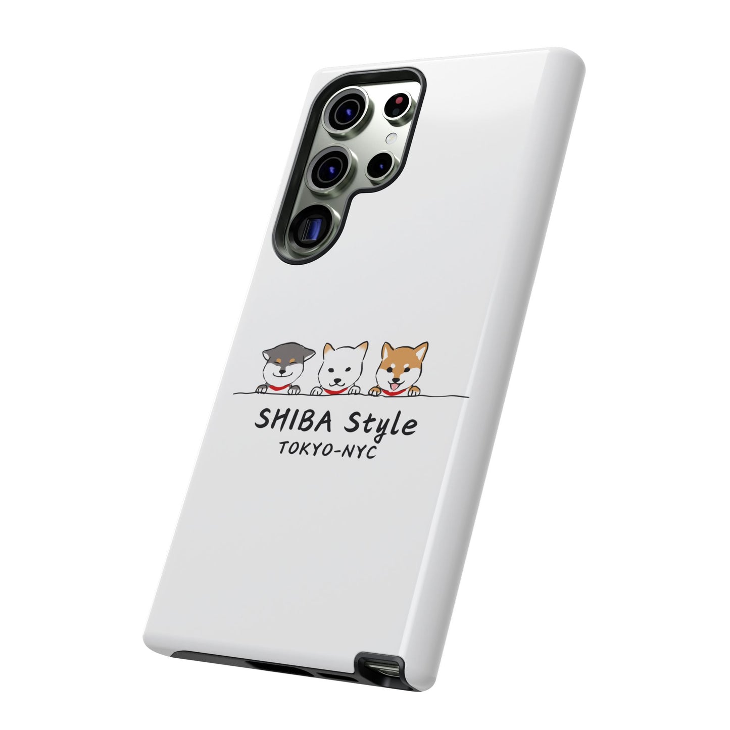 Shiba Shield Phone Cases (Tri-color shibas)