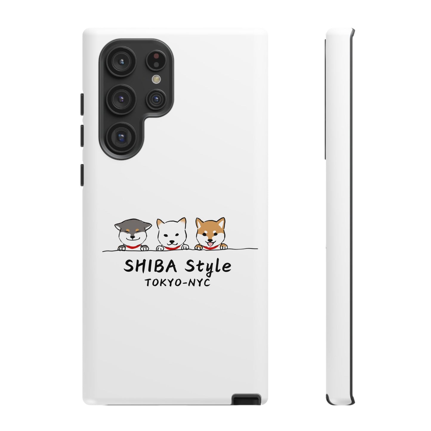 Shiba Shield Phone Cases (Tri-color shibas)