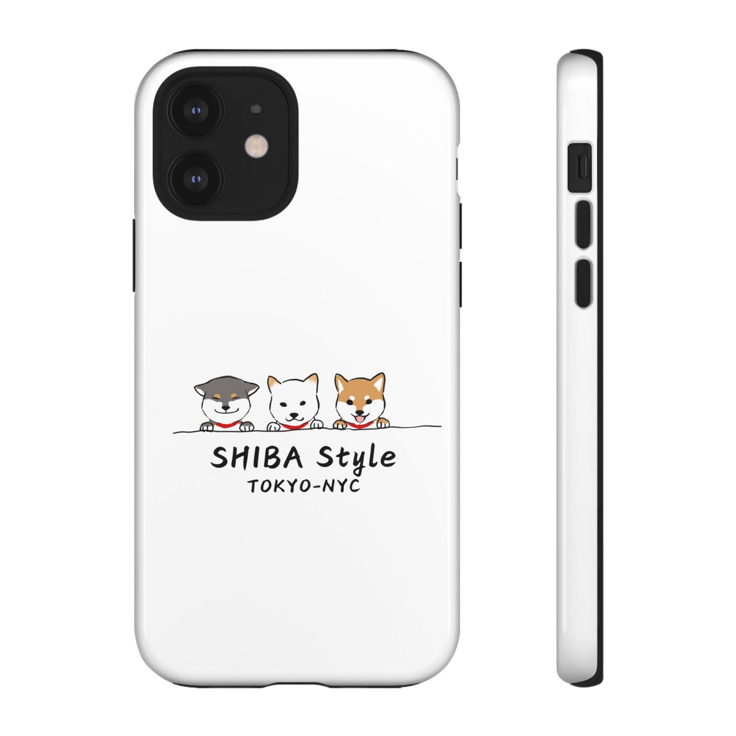 Shiba Shield Phone Cases (Tri-color shibas)