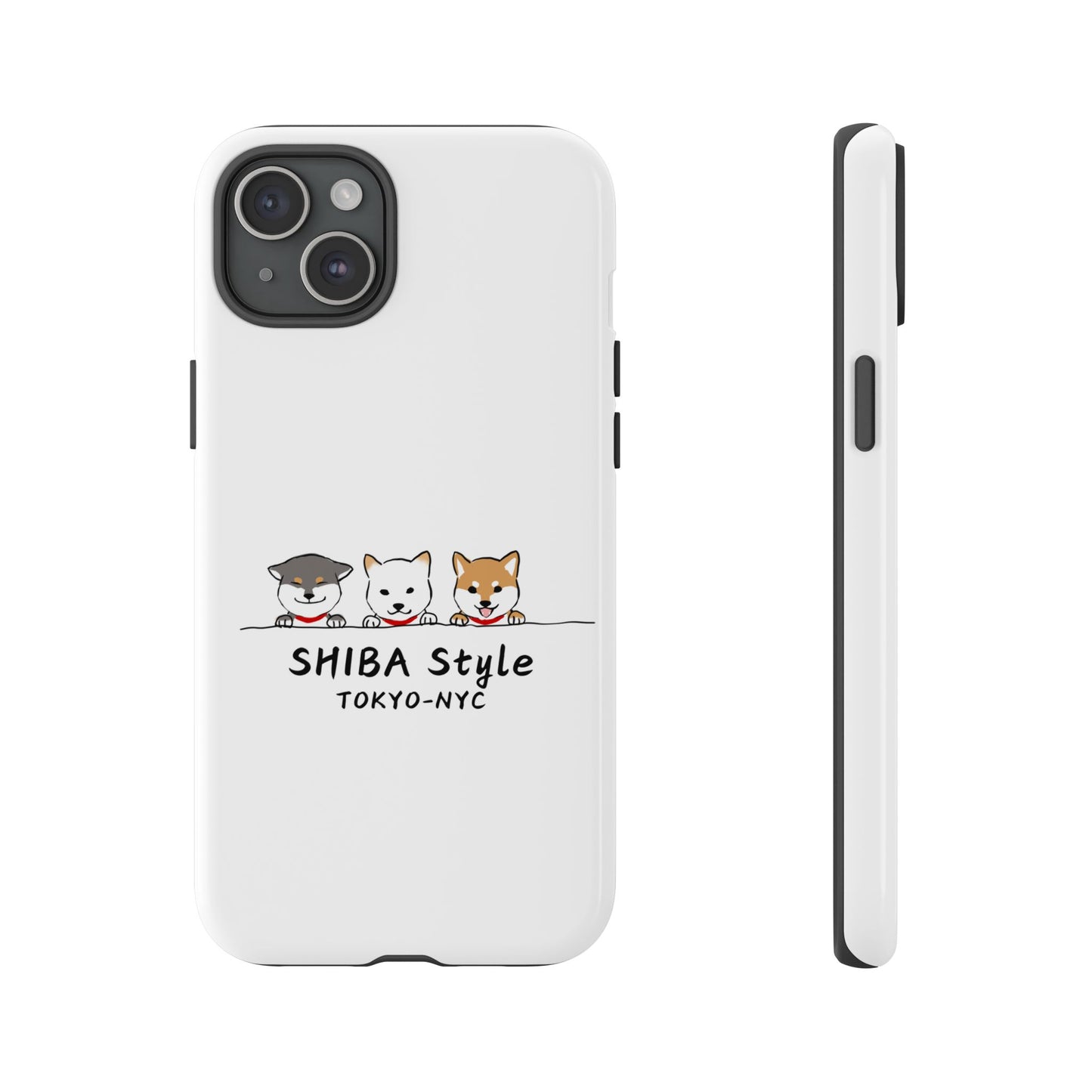 Shiba Shield Phone Cases (Tri-color shibas)