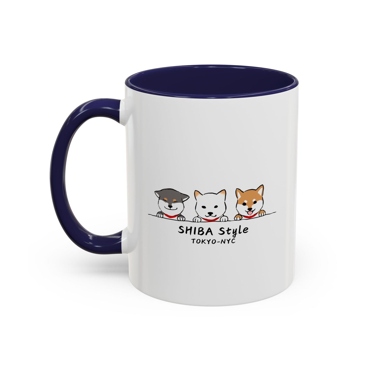 Mug (Tri-color shibas)