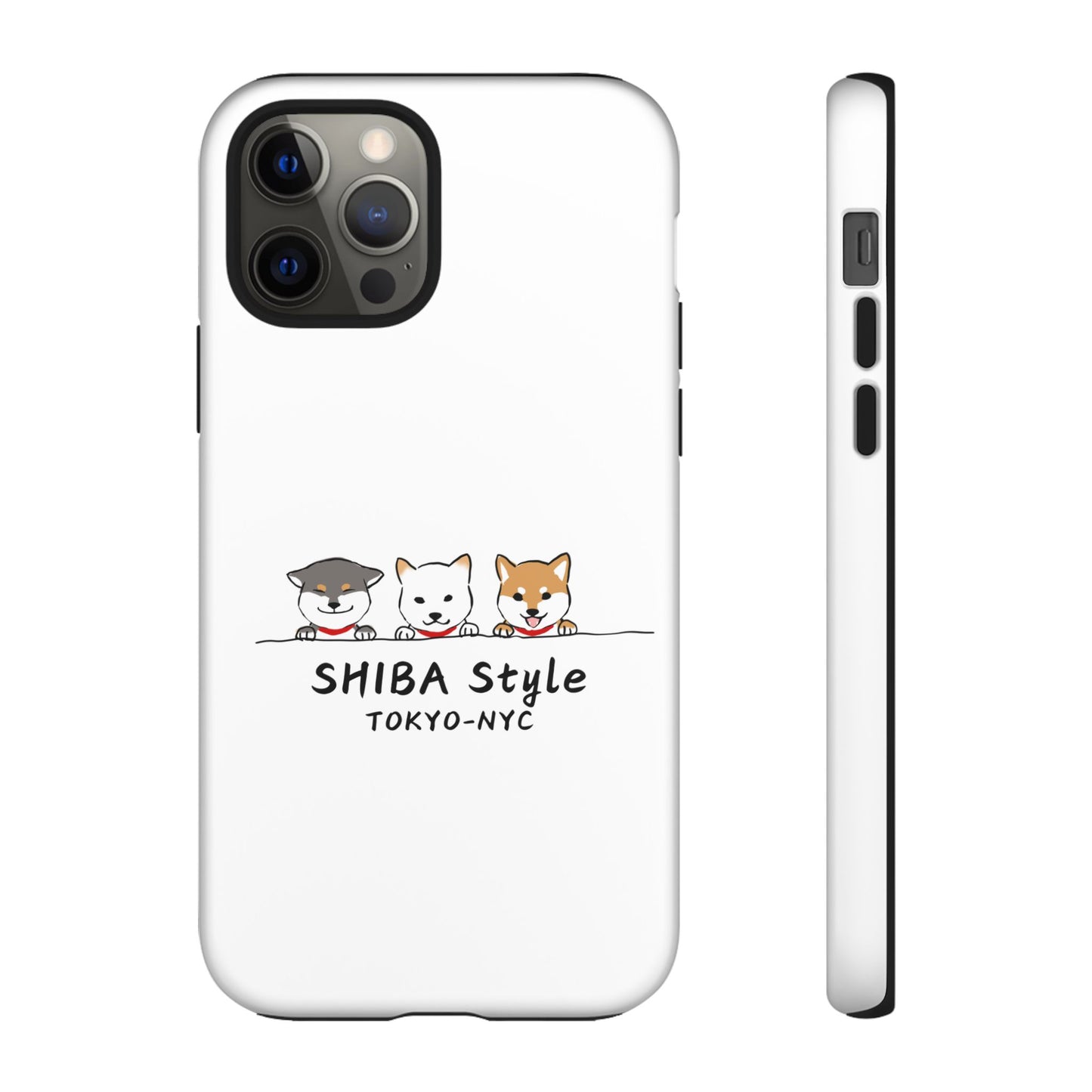 Shiba Shield Phone Cases (Tri-color shibas)