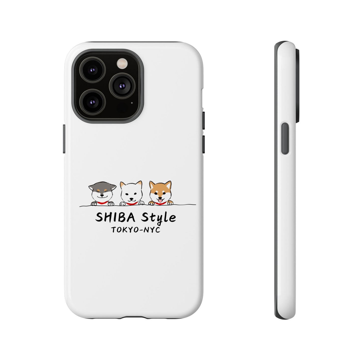 Shiba Shield Phone Cases (Tri-color shibas)